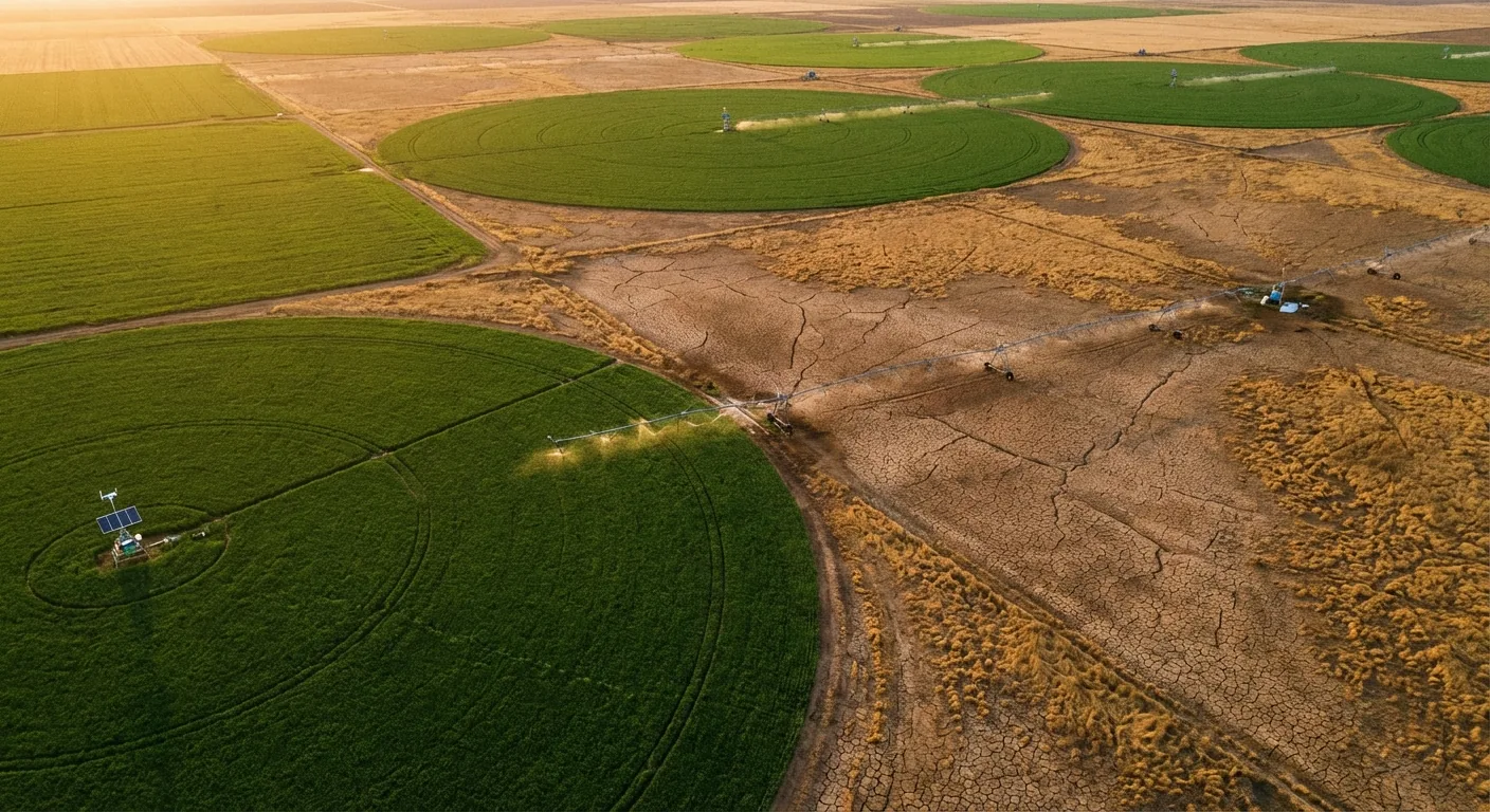 Drought monitoring in agricultural field